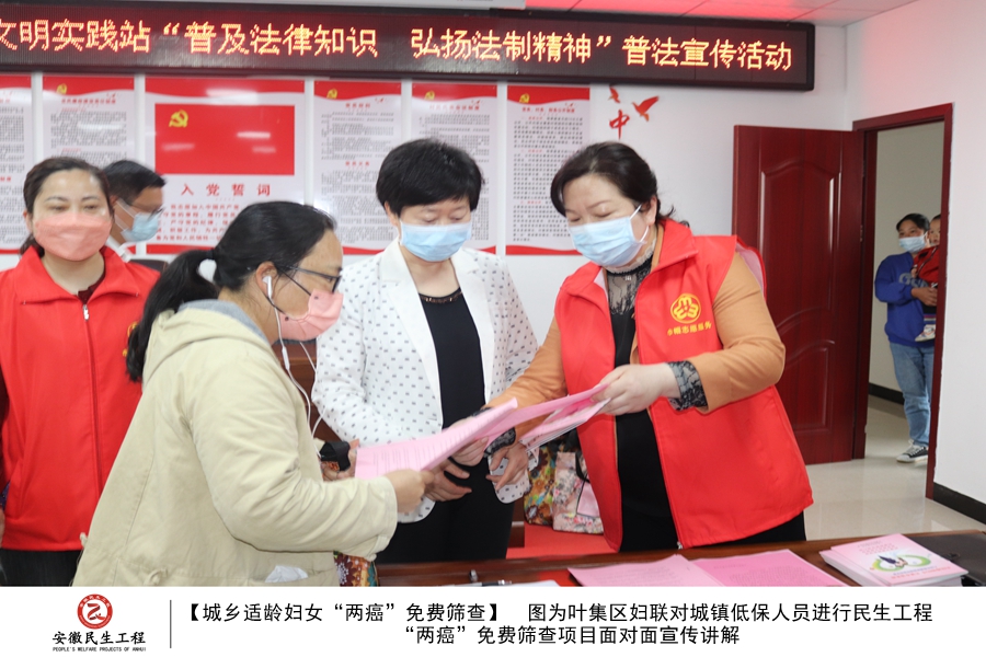 【图绘民生】叶集区城乡适龄妇女“两癌”免费筛查图集