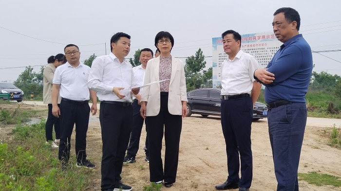 苏曼到叶集区调研指导防汛抗旱工作