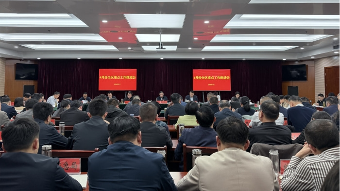 全区4月份重点工作推进会召开